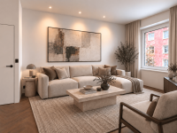 01_Wohnzimmer_moebliert_Variante_A 3 Spots mit Vorhang