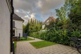 Gartenansicht - Schöne 3-Zimmer-Gartenwohnung in ruhiger Lage von München-Obermenzing