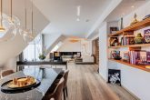 Wohn-Essbereich - Penthouse-Residenz der Extraklasse – Ein Unikat über den Dächern Münchens