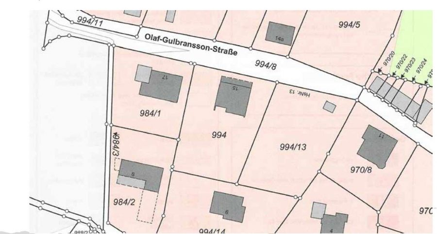 Flukarte Grundstück 994