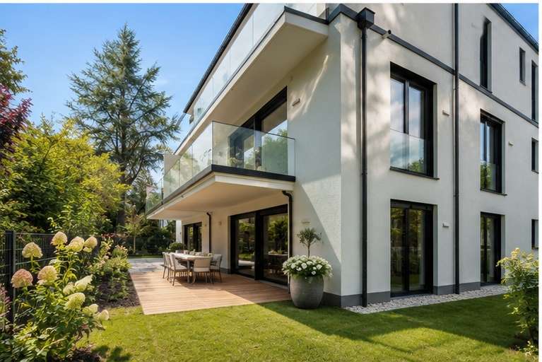 GARTENRESIDENZ – Großzügige Terrassen & viel Privatsphäre in der Gartenstadt Freimann, 80939 München, Erdgeschosswohnung