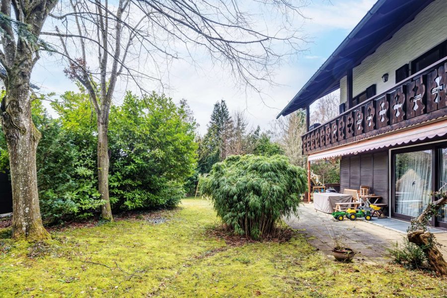 Terrasse & Garten der Erdgeschoßwohnung