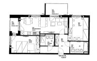 Grundriß_Suite 42_3.OG_3 Zimmer